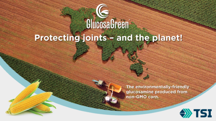 GlucosaGreen from corn symbolizing concern for the planet